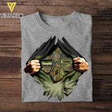 Personalized German Soldier/Veterans Tshirt Printed 22JUY-DT04