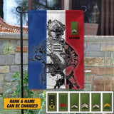 Personalized Netherland Veterans/Soldier Garden Flag 22JUY-HY05