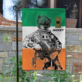 Personalized Irish Veterans/Soldier Garden Flag 22JUY-HY05