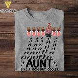Personalized Aunt Like A Mom But Cooler Tshirt Printed 22JUY-DT05
