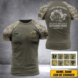 DH Personalized US Veterans/Soldier Tshirt 3D Printed DT06072