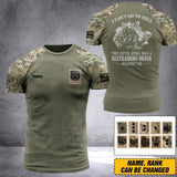 DH Personalized British Veterans/Soldier Tshirt 3D Printed DT06072