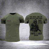 Personalized UK Army Veterans/Soldier Tshirt 3D Printed QTHC0607