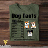 Personalized Dog Facts Tshirt Printed 22JUY-HQ07