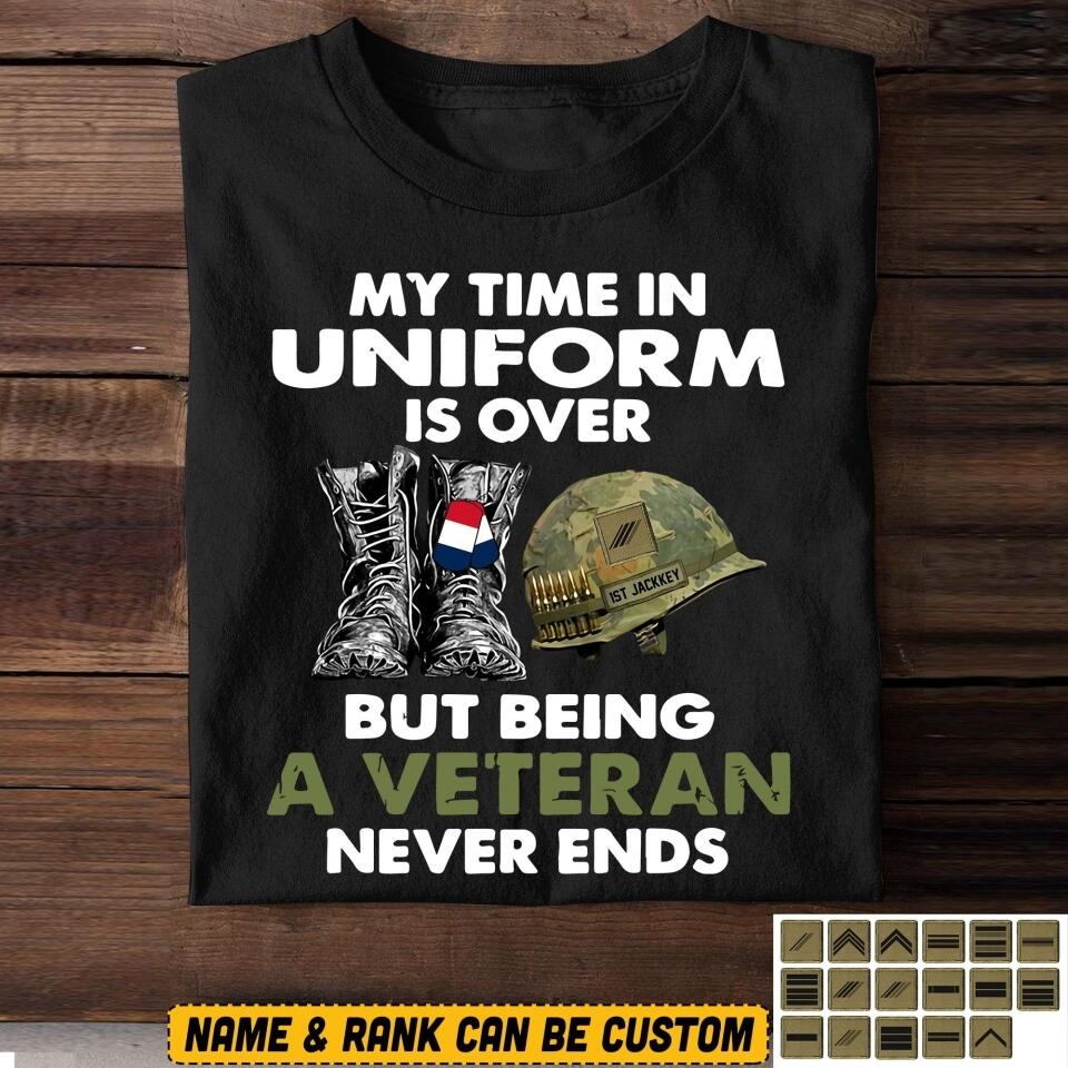 DH Personalized French Veterans/Soldier Tshirt Printed HQ0807