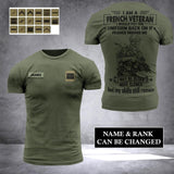 DH Personalized French Veterans/Soldier Tshirt 3D Printed HC0807