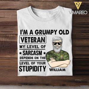 Personalized Canadian Veterans/Soldier Tshirt Printed 22JUY-HC08