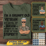 Personalized US Veterans/Soldier Tshirt Printed 22JUY-HC11