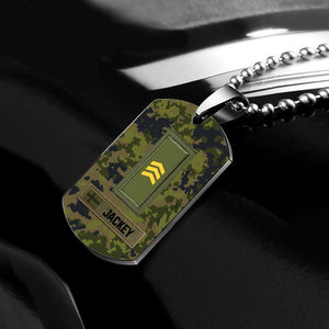 Personalized Finnish Soldier/Veterans Necklaces Printed 22JUY-HQ11