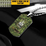 Personalized Canadian Soldier/Veterans Necklaces Printed 22JUY-HQ11