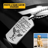Personalized I'm Right Here In Your Heart Dog Upload Photo Necklaces Printed NQVQ0807
