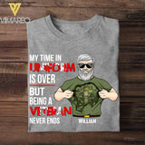 Personalized Canadian Veterans/Soldier Tshirt Printed 22JUY-DT12