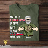 Personalized British Veterans/Soldier Tshirt Printed 22JUY-DT12
