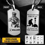 Personalized German Soldier/Veterans Necklaces Printed 22JUY-HY12