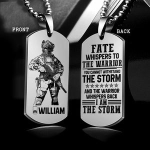 DH Personalized Netherland Soldier/Veterans Necklaces Printed DT1307