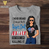 Personalized I Never Dreamed I Would Be A Super Cool Jeep Lady But Here I Am Killing It Tshirt Printed 22JUY-HC12