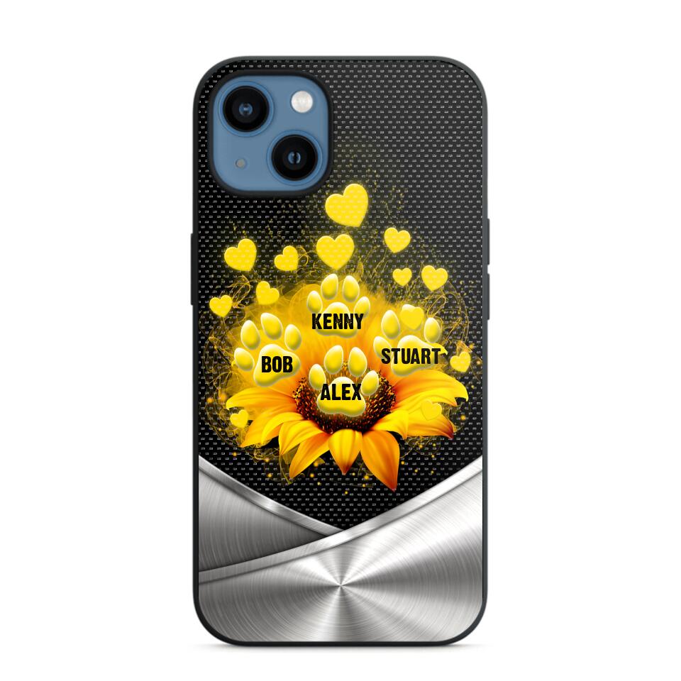 Personalized Dog Paw Phone Case Printed NQHQ1407