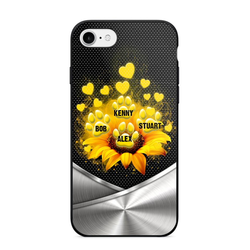 Personalized Dog Paw Phone Case Printed NQHQ1407