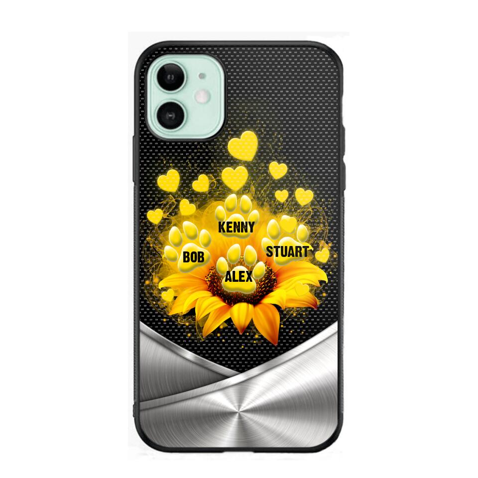 Personalized Dog Paw Phone Case Printed NQHQ1407