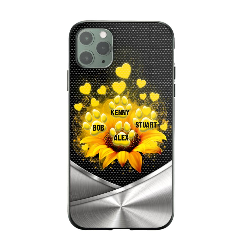 Personalized Dog Paw Phone Case Printed NQHQ1407