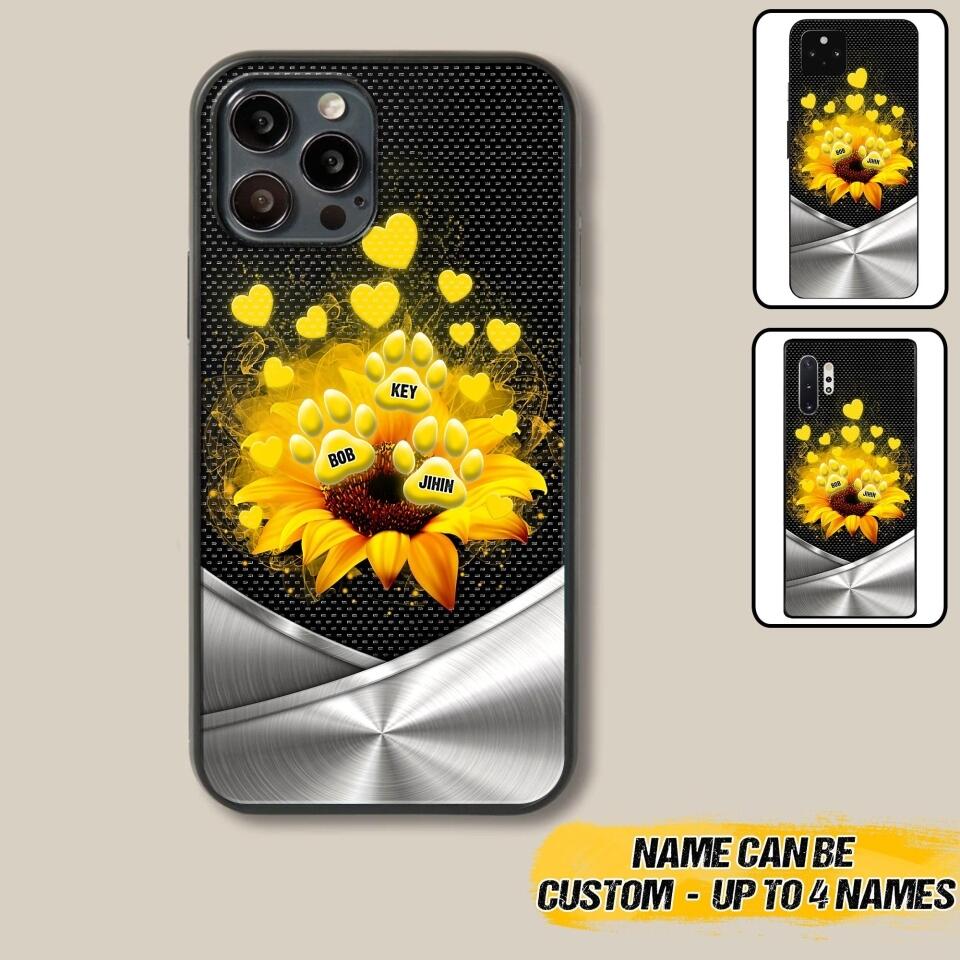 Personalized Dog Paw Phone Case Printed NQHQ1407