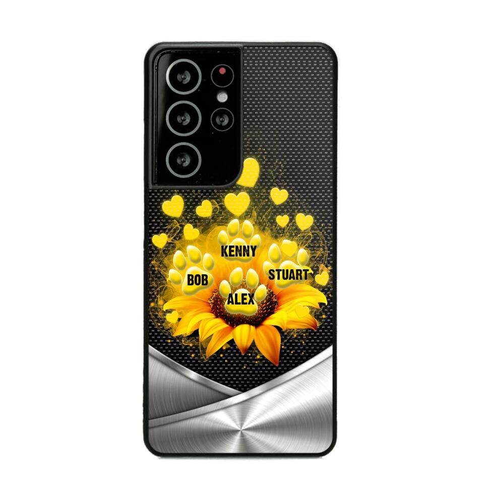 Personalized Dog Paw Phone Case Printed NQHQ1407