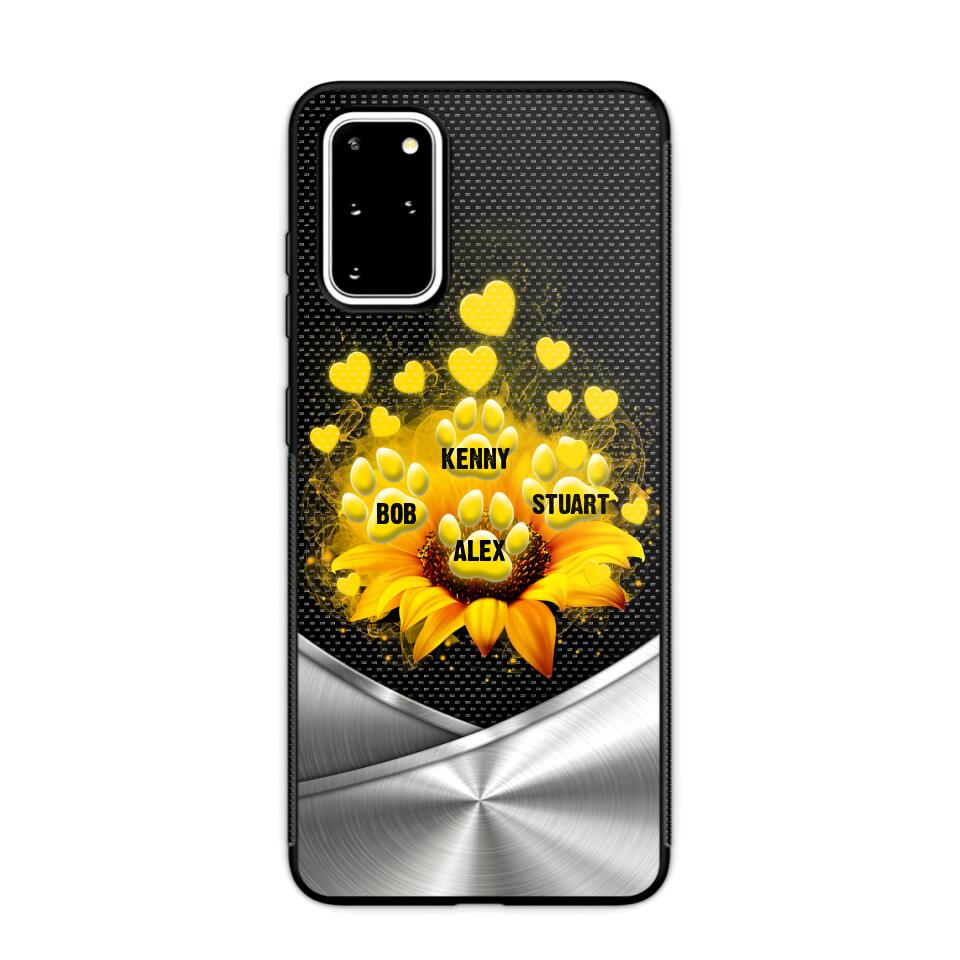 Personalized Dog Paw Phone Case Printed NQHQ1407