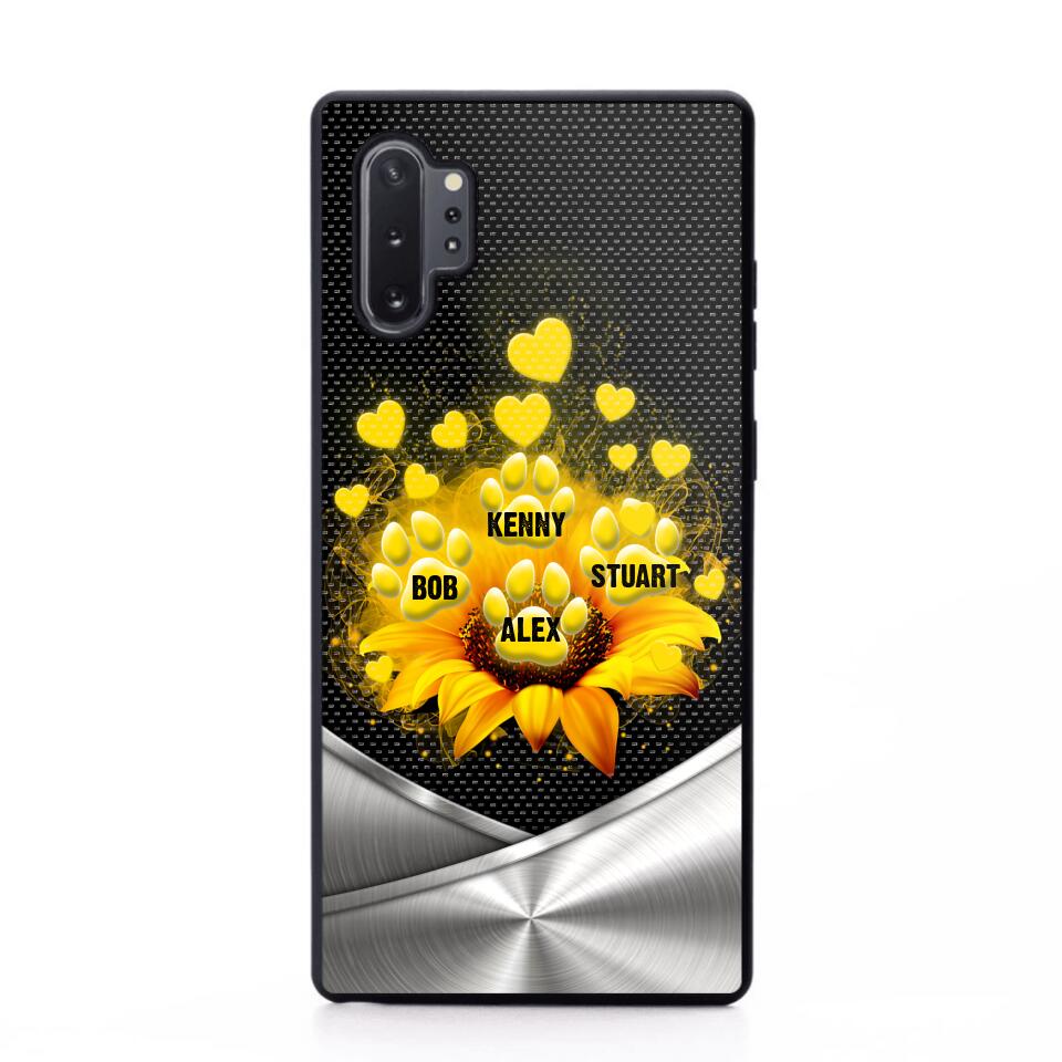 Personalized Dog Paw Phone Case Printed NQHQ1407