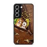 Personalized Dogs With Sunflower Phone Case Printed NQHC1407