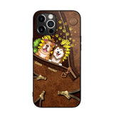 Personalized Dogs With Sunflower Phone Case Printed NQHC1407