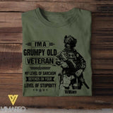 Personalized Canadian Veterans/Soldier Tshirt Printed 22JUY-HQ14