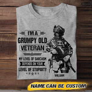 Personalized Canadian Veterans/Soldier Tshirt Printed 22JUY-HQ14