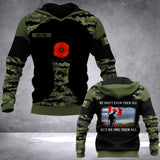 Personalized Canadian Veteran/ Solider Camo We Don't Know Them All Hoodie or Tshirt 3D Printed QTDT1507