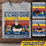 Personalized Italian Man Like Beer And Dogs Tshirt Printed 22JUY-DT15