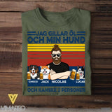 Personalized Swedish Man Like Beer And Dogs Tshirt Printed 22JUY-DT15