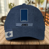 Personalized Canadian Veteran/ Solider Peaked Cap 3D Printed QTDT1607