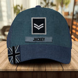 Personalized UK Veteran/ Solider Peaked Cap 3D Printed QTDT1607