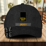 Personalized UK Veteran/ Solider Peaked Cap 3D Printed QTDT1607