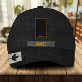 Personalized Canadian Veteran/ Solider Peaked Cap 3D Printed QTDT1607
