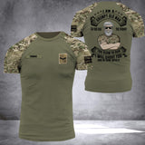 Personalized United Kingdom Oldman Soldier/ Veteran Tshirt 3D Printed DHDT1607