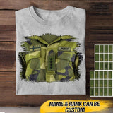 Personalized Swedish Veterans/Soldier Tshirt Printed 22JUY-HQ16