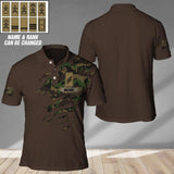 Personalized Swiss Veteran/ Solider Camo Polo Shirts 3D Printed QTDT1807