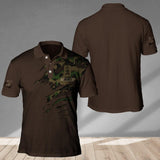Personalized Swiss Veteran/ Solider Camo Polo Shirts 3D Printed QTDT1807