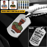 Personalized Canadian Soldier/Veterans Necklaces Printed 22JUY-HQ18