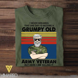 Personalized Canadian Veterans/Soldier Tshirt Printed 22JUY-HY18