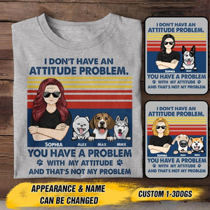 Personalized Dog Mom Tshirt Printed 22JUY-HY18