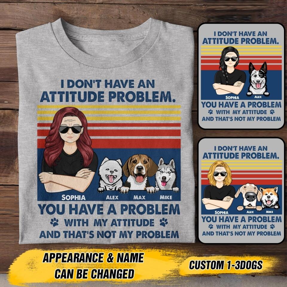Personalized Dog Mom Tshirt Printed 22JUY-HY18