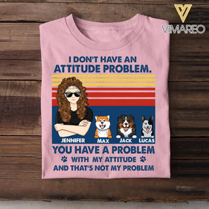 Personalized Dog Mom Tshirt Printed 22JUY-HY18