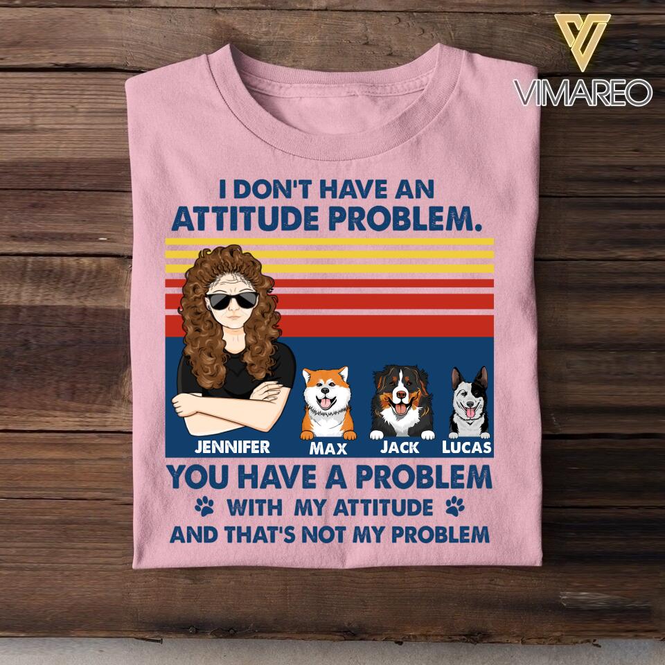 Personalized Dog Mom Tshirt Printed 22JUY-HY18