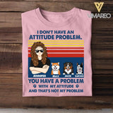 Personalized Dog Mom Tshirt Printed 22JUY-HY18